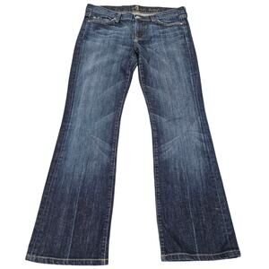 7 For All Mankind Jeans Womens Size 30 Bootcut Distressed Stretch Casual Denim